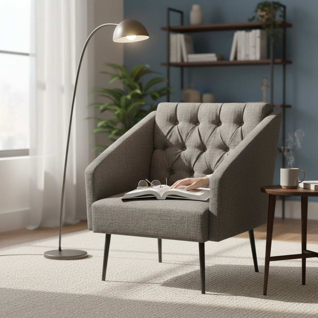 Sillon ocasional capitonado