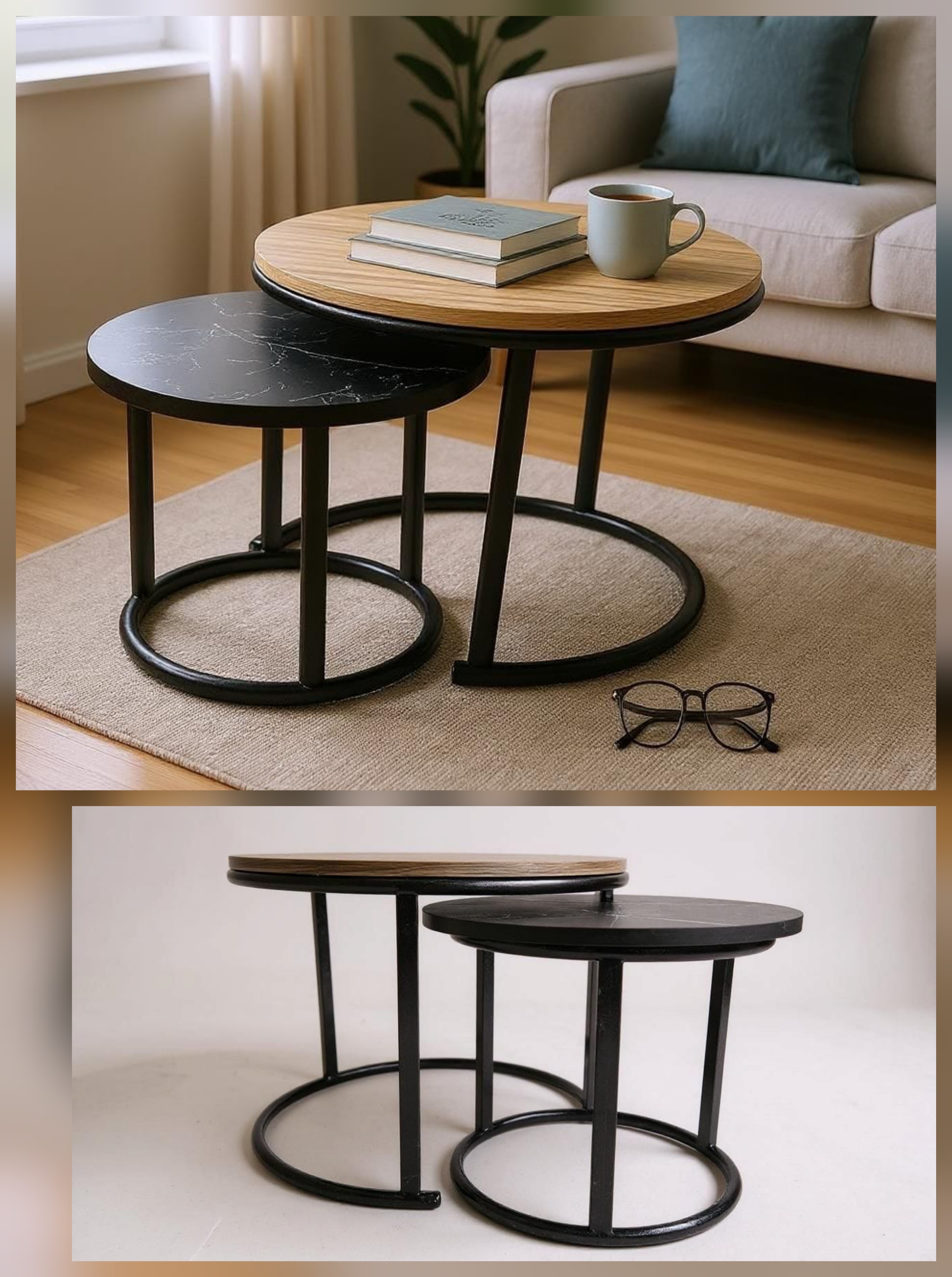 Mesa de sala montreal 2 pzs